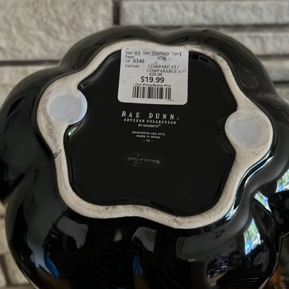 Rae Dunn Haunted Black Pumpkin - Picture 2 of 2